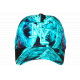 Casquette Enfant Lion Turquoise Originale NY Baseball Wild 7 a 12 ans Casquette Enfant Hip Hop Honour
