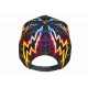 Casquette Enfant Jaune Noire Eclairs Baseball Stormy 7 a 12 ans Casquette Enfant Hip Hop Honour