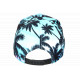 Casquette Enfant Turquoise et Rose Palmiers NY Tropicale Baseball 7 a 12 ans Casquette Enfant Hip Hop Honour