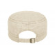 Casquette Militaire Beige Sable Originale en Coton Classe Stiago CASQUETTES Nyls Création