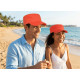 Casquette Militaire Orange Look Army Cubaine en Coton Kostra CASQUETTES Nyls Création