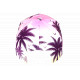 Casquette Enfant Rose Pastel Palmiers Violets NY Tropicale Baseball 7 a 12 ans Casquette Enfant Hip Hop Honour