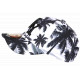 Casquette Enfant Palmiers Blanche et Noire Tropicale NY Baseball Sunrise 6 a 12 ans Casquette Enfant Hip Hop Honour