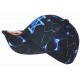 Casquette Enfant NY Bleue Motif Géométrique Noir Streetwear 7 à 12 ans Garçon Fille Casquette Enfant Hip Hop Honour