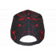 Casquette Enfant NY Rouge Motif Géométrique Noir Streetwear 7 à 12 ans Garçon Fille Casquette Enfant Hip Hop Honour