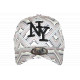 Casquette NY Beige Design Graphique Géométrique Streetwear Tendance CASQUETTES Hip Hop Honour