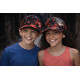 Casquette Enfant Loup Rouge Orange Originale NY Baseball Wolf 7 a 12 ans Casquette Enfant Hip Hop Honour