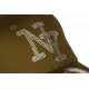 Casquette NY Verte Strass Paillettes Fashion Tendance Basebal Stazky CASQUETTES Hip Hop Honour