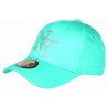 Casquette NY Turquoise Strass Paillettes Fashion Tendance Basebal Stazky