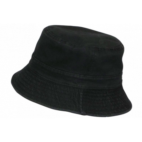 Chapeau Bob Noir en Coton Premium Streetwear et Tendance Bobby Bob Safari Hip Hop Honour