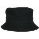 Chapeau Bob Noir en Coton Premium Streetwear et Tendance Bobby Bob Safari Hip Hop Honour