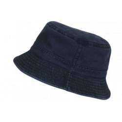 Chapeau Bob Bleu Marine en Coton Premium Streetwear et Tendance Bobby BOB Hip Hop Honour