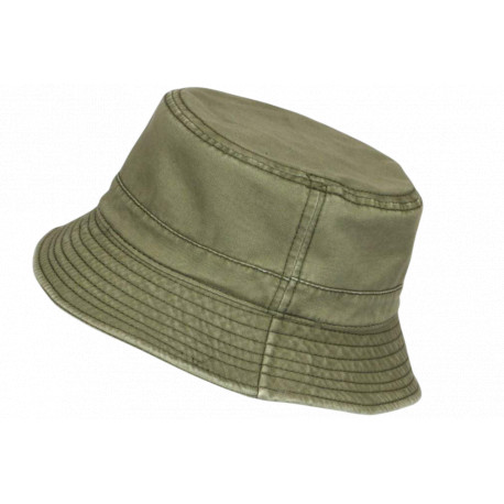 Chapeau Bob Vert Armée en Coton Premium Streetwear et Tendance Bobby BOB Hip Hop Honour