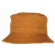 Chapeau Bob Marron en Coton Premium Streetwear et Tendance Bobby Bob Safari Hip Hop Honour