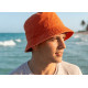 Chapeau Bob Orange en Coton Premium Streetwear et Tendance Bobby Bob Safari Hip Hop Honour