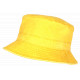 Chapeau Bob Jaune Vif en Coton Premium Streetwear et Tendance Bobby Bob Safari Hip Hop Honour