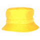 Chapeau Bob Jaune Vif en Coton Premium Streetwear et Tendance Bobby Bob Safari Hip Hop Honour