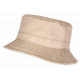 Chapeau Bob Marron Taupe en Coton Premium Streetwear et Tendance Bobby BOB Hip Hop Honour