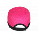 Visière Paille Femme Rose Fuchsia Casquette été Protection Soleil CHAPEAUX Nyls Création