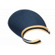 Visiere femme paille bleue et beige large bord protection soleil ete plage CASQUETTES Nyls Création