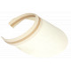 Visiere femme paille ecrue beige clair ivoire large visiere soleil ete plage naturel chic CASQUETTES Nyls Création