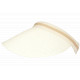 Visiere femme paille ecrue beige clair ivoire large visiere soleil ete plage naturel chic CASQUETTES Nyls Création