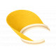Visiere Femme Jaune en Paille Large Bord Protection Soleil Ete Plage CASQUETTES Nyls Création