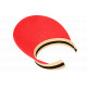 Visiere Femme Rouge en Paille Large Bord Protection Soleil Ete Plage CASQUETTES Nyls Création