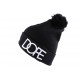 Bonnet à pompon JBB Couture noir Dope avec Revers ANCIENNES COLLECTIONS divers