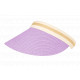 Visiere Femme Violette Lavande en Paille Large Bord Protection Soleil Ete Plage CASQUETTES Nyls Création