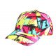 Casquette Enfant California Jaune Fluo Rouge Palmier - Fille Garçon 6-12 ans Réglable Streetwear Été Casquette Enfant Hip Hop...