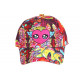 Casquette Enfant Cœur Rose Jaune Streetwear - Fille 6-12 ans Réglable Été Casquette Enfant Hip Hop Honour