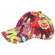 Casquette Enfant Cœur Rose Jaune Streetwear - Fille 6-12 ans Réglable Été Casquette Enfant Hip Hop Honour