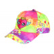 Casquette Enfant Cœur Rose Streetwear - Fille Garçon 6-12 ans Réglable Été Casquette Enfant Hip Hop Honour