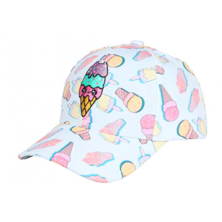 casquette-enfant-glaces-bleu-pastel-fille-garcon-6-12-ans-reglable-ete-style-gourmand Casquette Enfant Hip Hop Honour