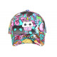 casquette-enfant-cartoon-turquoise-fille-garcon-6-12-ans-reglable-ete-style-fun Casquette Enfant Hip Hop Honour