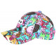 casquette-enfant-cartoon-turquoise-fille-garcon-6-12-ans-reglable-ete-style-fun Casquette Enfant Hip Hop Honour