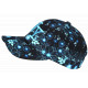 Casquette NY fleurs bleues – casquette florale streetwear tendance CASQUETTES Hip Hop Honour