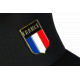 Casquette France Noire Drapeau Métal – Casquette Supporter Equipe France CASQUETTES PAYS