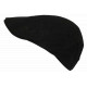 Casquette plate noire coton ajustable – Style anglais vintage béret homme femme CASQUETTES Nyls Création