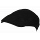Casquette plate noire coton ajustable – Style anglais vintage béret homme femme CASQUETTES Nyls Création