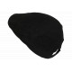 Casquette plate noire coton ajustable – Style anglais vintage béret homme femme CASQUETTES Nyls Création