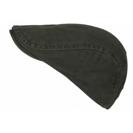 Casquette plate gris foncé coton ajustable – Béret moderne style urbain homme femme CASQUETTES Nyls Création