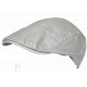 Casquette Plate Gris Clair Coton Ajustable – Béret Eté Style Elegant Homme Femme CASQUETTES Nyls Création