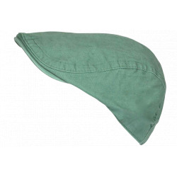 Casquette Plate Vert Amande Coton Ajustable – Béret Style Moderne Eté Homme Femme CASQUETTES Nyls Création