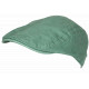 Casquette Plate Vert Amande Coton Ajustable – Béret Style Moderne Eté Homme Femme CASQUETTES Nyls Création