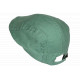 Casquette Plate Vert Amande Coton Ajustable – Béret Style Moderne Eté Homme Femme CASQUETTES Nyls Création