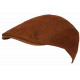 Casquette Plate Marron Coton Ajustable – Béret Camel Eté Look Homme Femme CASQUETTES Nyls Création