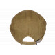 Casquette Plate Marron Coton Ajustable – Béret Camel Eté Look Homme Femme CASQUETTES Nyls Création