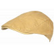 Casquette Plate Marron Sable Coton Ajustable – Béret Beige Eté Look Homme Femme CASQUETTES Nyls Création
